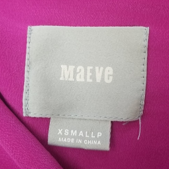 Anthropologie Maeve Mairead Silk Blouse XSP - Picture 4 of 6